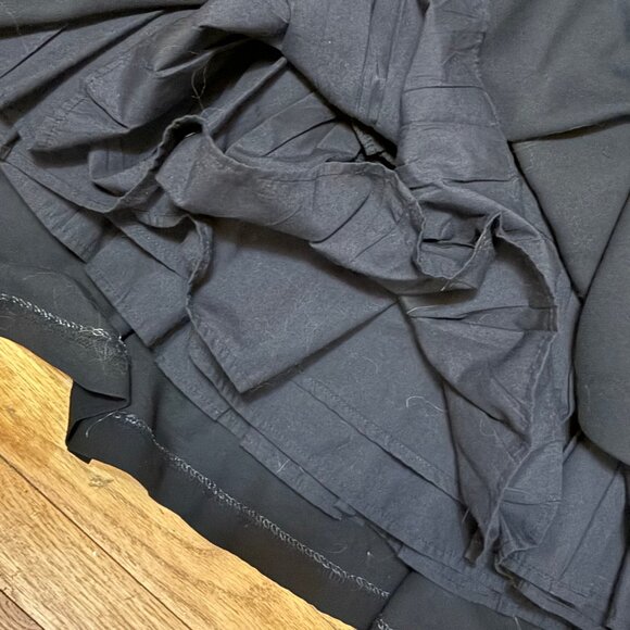 Anthropologie Vintage Elevenses Black 3 Layered A-Line Skirt Size 12 - Picture 4 of 4